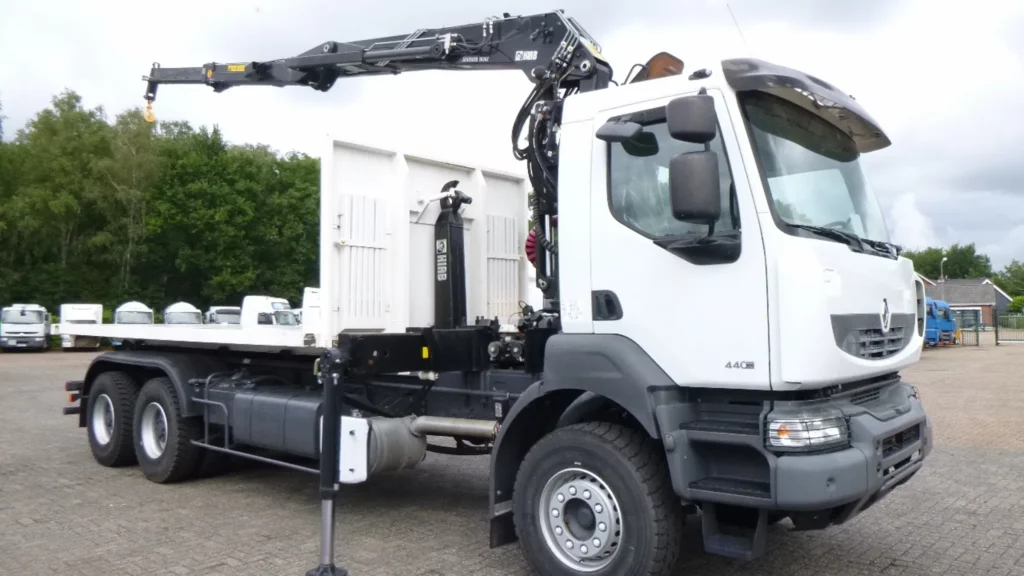 Camion à grue